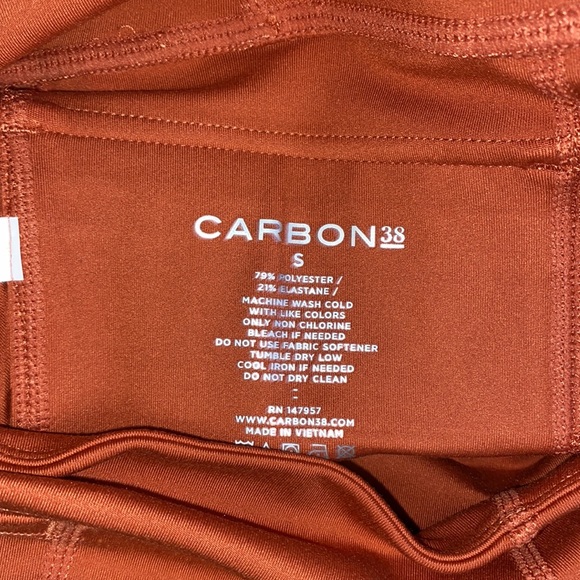 CARBON38 Orange Bra and Leggings Set - Picture 9 of 9